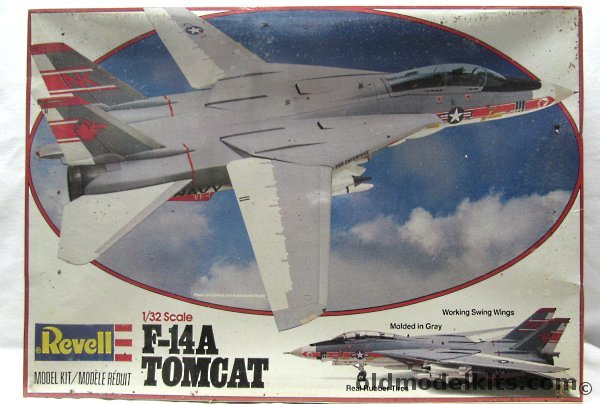 Revell 1/32 Grumman F-14A Tomcat - VF-1 'Wolfpack' USS Enterprise, 4712 plastic model kit
